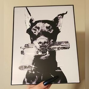 Gangsta Dog 8.5"×11" Framed Wall Art